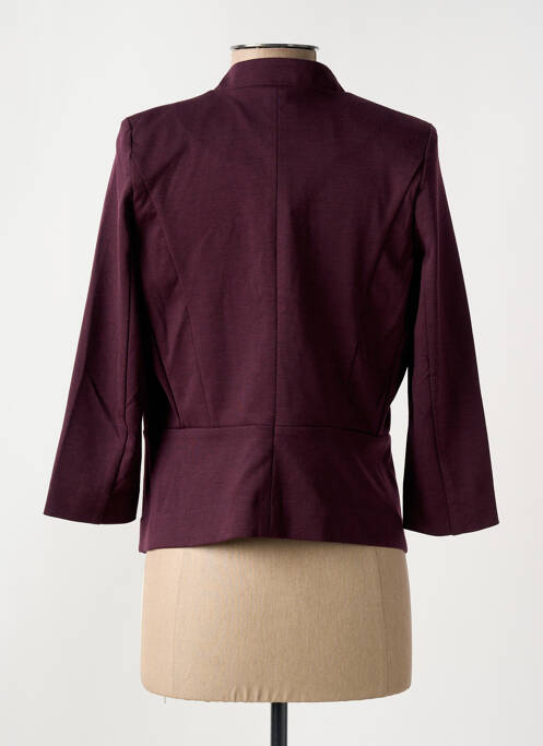 Blazer finition intérieure biaisée violet B.YOUNG femme