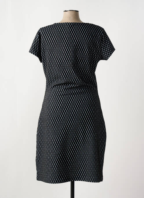 Robe mi-longue manches courtes manches courtes noir SMASH WEAR femme