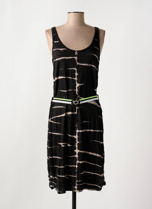 Robe mi-longue noir KAPORAL femme