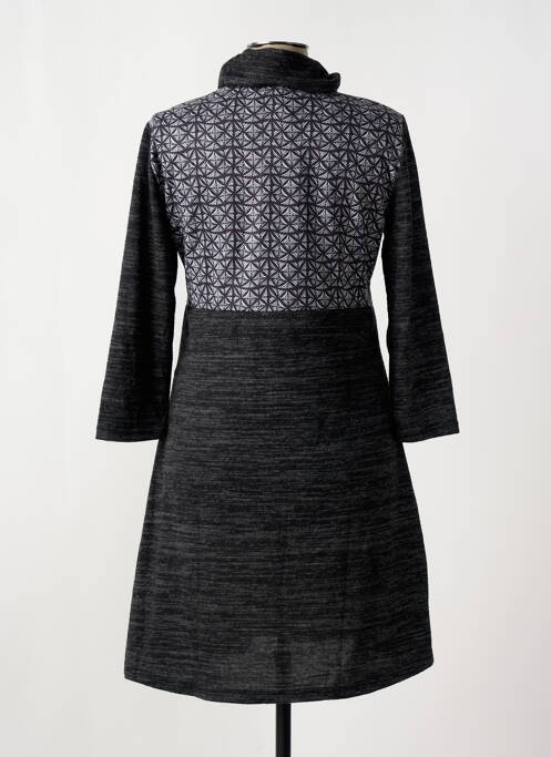 Robe mi-longue noir SMASH WEAR femme