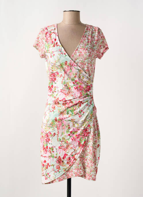 Robe mi-longue rose SMASH WEAR femme