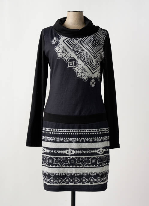 Robe pull noir SMASH WEAR femme