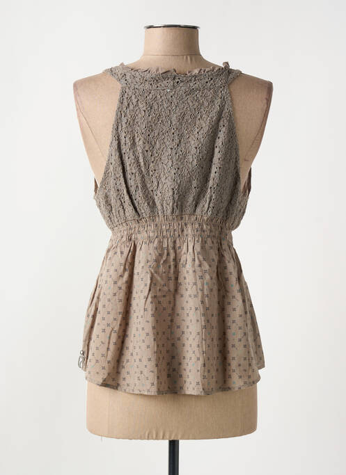 Top marron LOLA ESPELETA femme