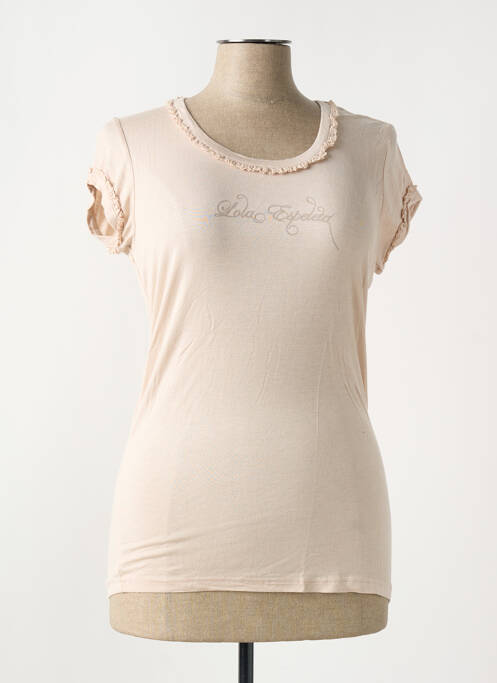 T-shirt beige LOLA ESPELETA femme