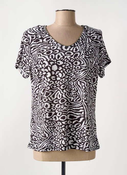 T-shirt noir GENUINE femme