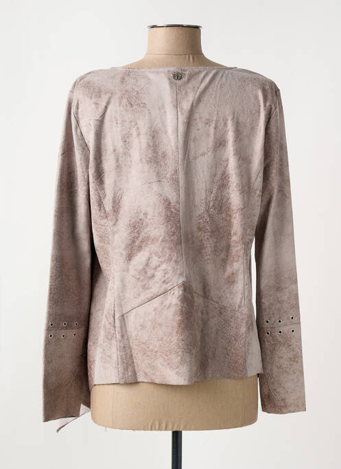 Veste chic marron LES P'TITES BOMBES femme