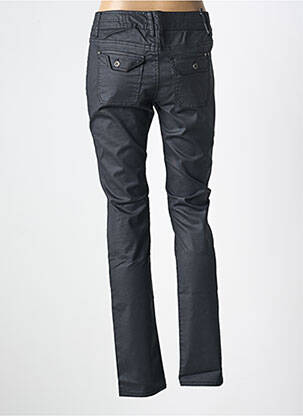 Pantalon slim tissage enduit taille normale noir DDP femme