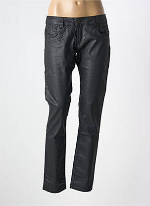 Pantalon slim taille basse taille basse noir KAPORAL femme