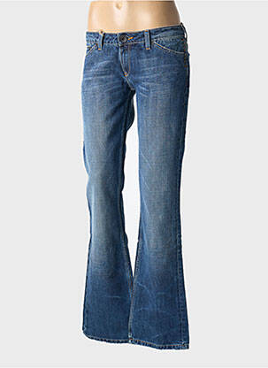 Jeans coupe droite taille normale taille normale bleu RWD femme