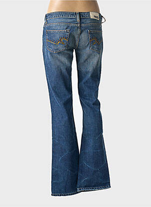 Jeans coupe droite taille normale taille normale bleu RWD femme