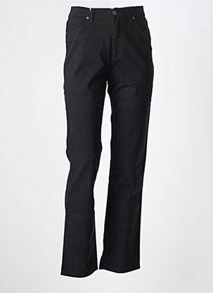 Pantalon droit stretch taille normale noir OBER femme