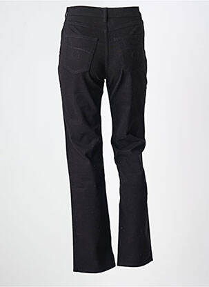 Pantalon droit stretch taille normale noir OBER femme