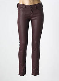 Pantalon slim tissage enduit taille normale violet LEE femme