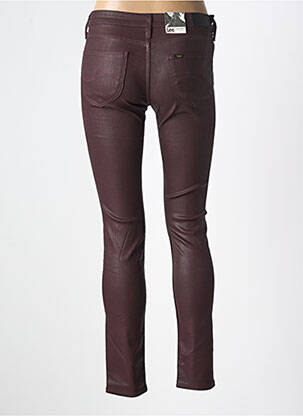 Pantalon slim tissage enduit taille normale violet LEE femme