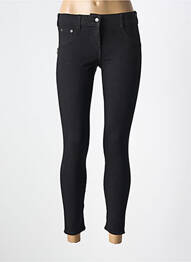 Jeans coupe slim stretch taille normale noir LEGZSKIN femme