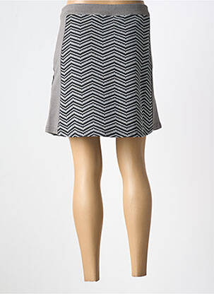 Jupe courte coupe droite gris SMASH! femme