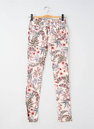 Pantalon slim tissage popeline rose KAPORAL fille
