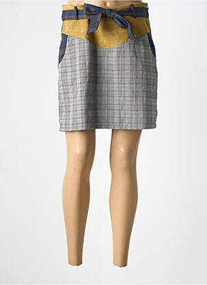 Jupe courte gris SMASH! femme