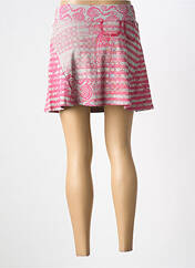 Jupe courte rose SMASH! pour femme seconde vue