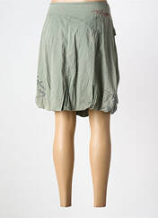 Jupe courte vert DESIGUAL pour femme seconde vue