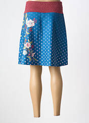Jupe mi-longue bleu SMASH! pour femme seconde vue