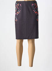 Jupe mi-longue noir YUMI pour femme seconde vue