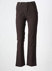Pantalon droit marron OBER pour femme seconde vue