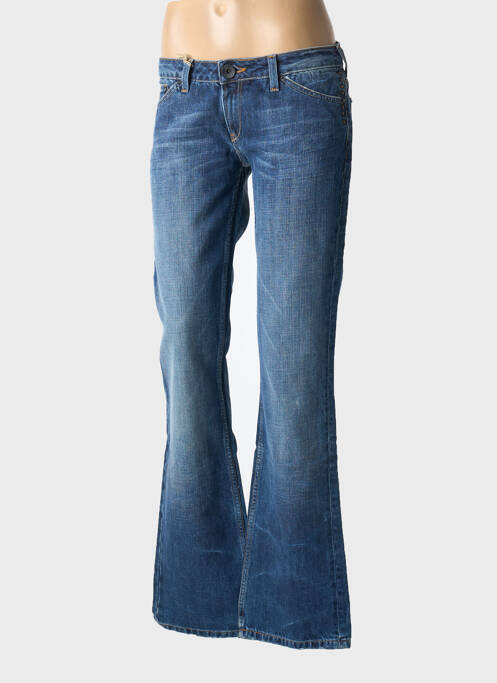 Jeans coupe droite bleu RWD pour femme