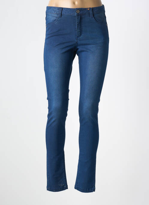 Jeans coupe slim bleu B.YOUNG pour femme