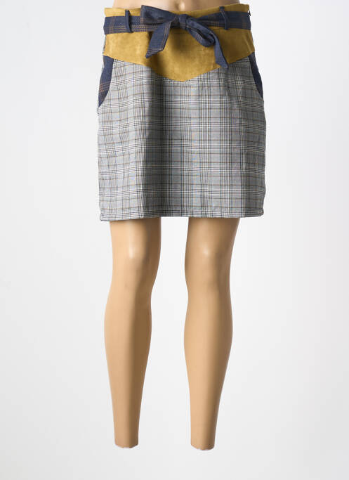 Jupe courte gris SMASH! femme