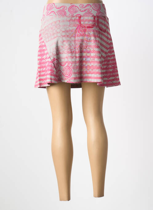 Jupe courte rose SMASH! pour femme