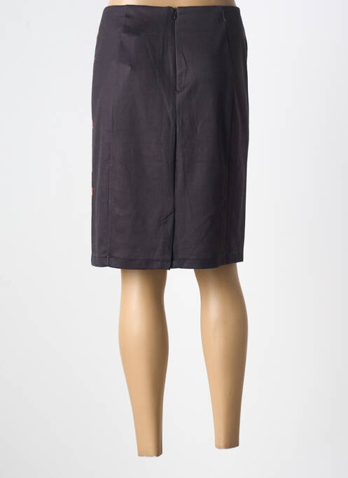 Jupe mi-longue noir YUMI pour femme