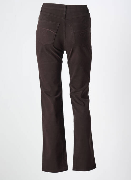 Pantalon droit marron OBER pour femme