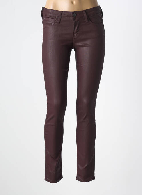 Pantalon slim violet LEE femme