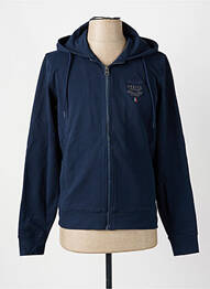 Veste casual resserrée sur le bas bleu AERONAUTICA homme
