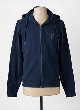 Veste casual resserrée sur le bas bleu AERONAUTICA homme