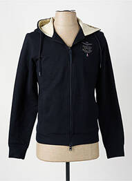 Veste casual resserrée sur le bas noir AERONAUTICA homme