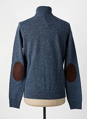 Pull stretch manches longues bleu HACKETT homme