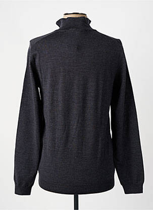 Pull stretch manches longues gris HUGO BOSS homme