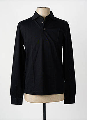 Polo manches longues manches longues noir HUGO BOSS homme
