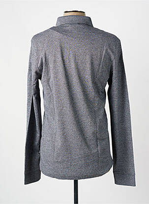 Polo manches longues manches longues gris HUGO BOSS homme