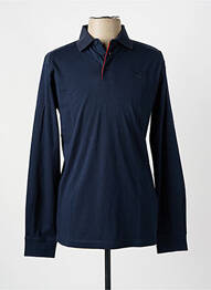 Polo manches longues manches longues bleu ASTON MARTIN homme