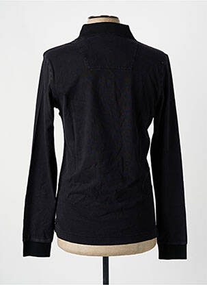 Polo manches longues manches longues noir AERONAUTICA homme