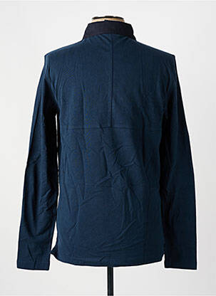 Polo manches longues manches longues bleu AERONAUTICA homme