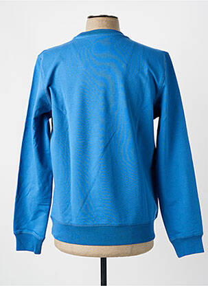 Sweat-shirt stretch manches longues bleu AERONAUTICA homme