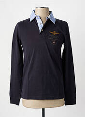 Polo bleu AERONAUTICA pour homme seconde vue