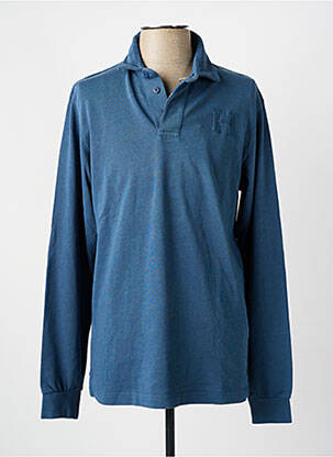 Polo bleu HACKETT pour homme