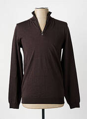 Pull marron HUGO BOSS pour homme seconde vue