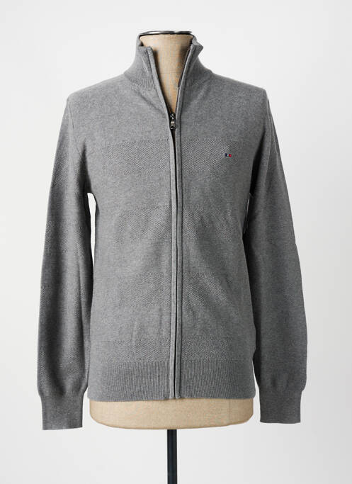 Gilet manches longues gris EDEN PARK pour homme