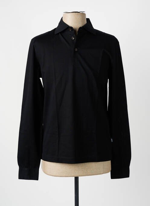 Polo noir HUGO BOSS pour homme